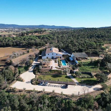 Can Bufi Espectacular Casa Con Piscina Interior Llagostera Buitenkant foto