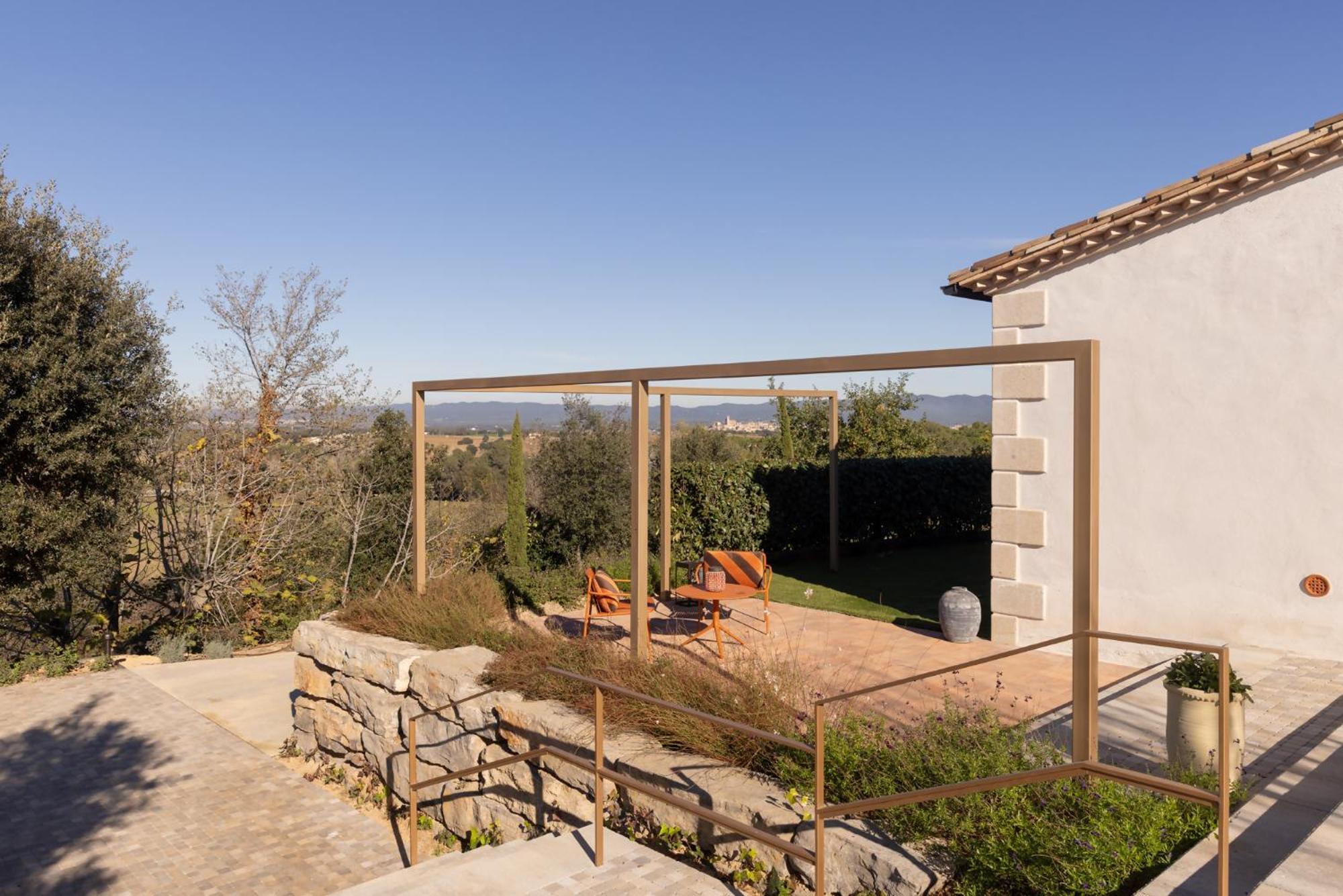 Can Bufi Espectacular Casa Con Piscina Interior Llagostera Buitenkant foto